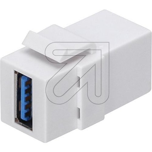 Keystone Verbinder USB-A-Buchse 3.0, 5Gbps, Winkel 08-10042 - EAN 4017538132260