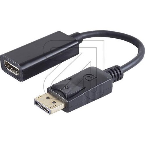 Adapter, Displayport Stecker 1.2 auf HDMI Buchse 14-05011 - EAN 4017538115430