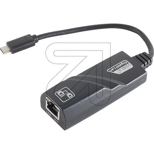 Ethernet Adapter USB 3.1 Typ C auf RJ45, 13-50018 - EAN 4017538106872