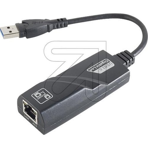 Ethernet Adapter USB 3.0 Typ A auf RJ45, 13-50019 - EAN 4017538106858