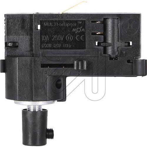 Euro-Adapter für 3-Phasenschiene GA100-2, schwarz max. 10A/100N - EAN 4262381391085