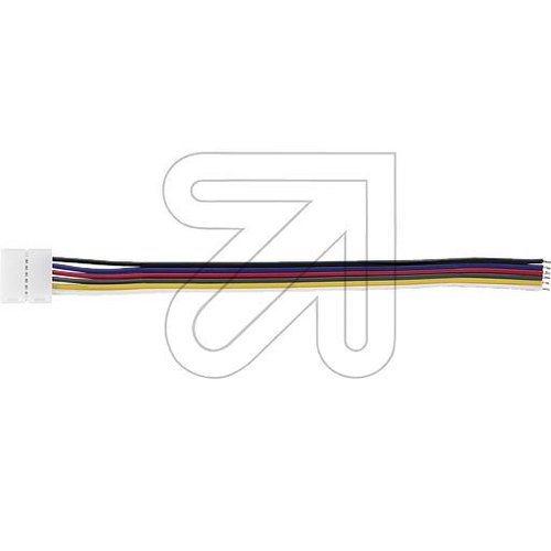 EGB Clip-Flex-Einspeisung für RGB+CCT-Stripes 12mm (6-polig) - EAN 4027236049722