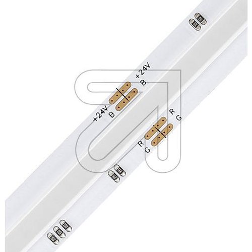 COB-LED Stripe-Rolle RGB IP20, 24V-DC 75W/5m 5930601 - EAN 4028085593060