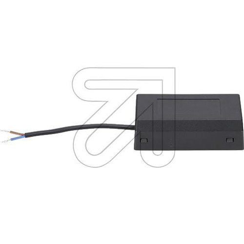 Anschlussbox für Netzgeräte, schwarz geeignet für Duchgangsverdrahtung - EAN 4066541000257