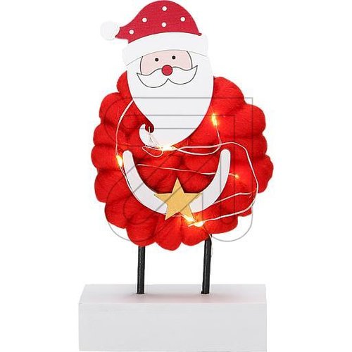 LED Holzsilhouette 'Santa mit Baumwolle' 3267-550 - EAN 7318303267550
