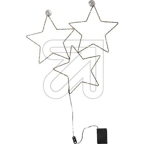 LED-Leuchtsilhouette 'Stella' 3 Sterne 701-46 - EAN 7391482059871