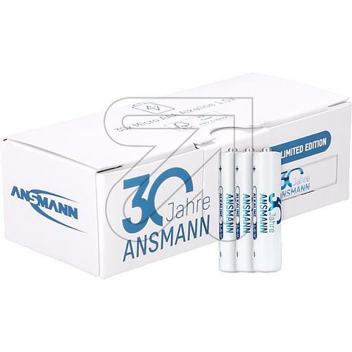 Alkaline-Batterie-Box Micro AAA '30 Jahre Ansmann' - EAN 4013674185399