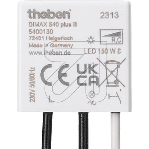 Theben Unterputz-Dimmer Dimax 540 plus B - EAN 4003468540060
