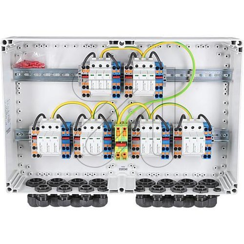 Generatoranschlusskasten GAK 6x T1+T2, 1100V 12Strings, 6MPP, AP-Geh. IP65 - EAN 4251630416310
