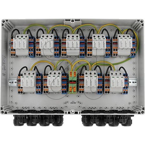 Generatoranschlusskasten GAK 9x T1+T2, 1100V 18Strings, 9MPP, AP-Geh. IP65 - EAN 4251630416327