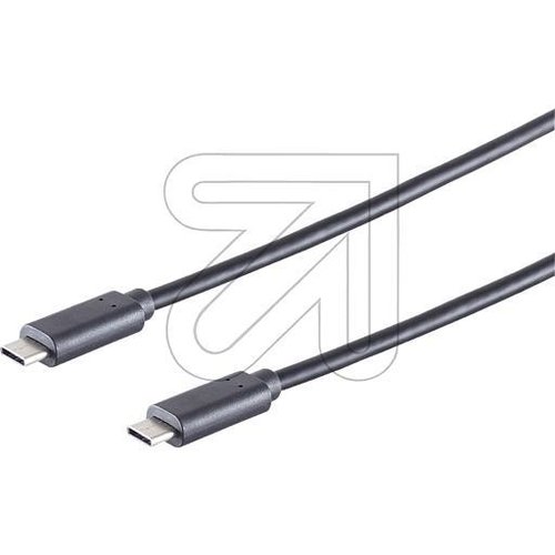 USB Kabel USB C3.1 - USB C3.1, schwarz, 1,0m 77140-1.0 - EAN 4017538064950